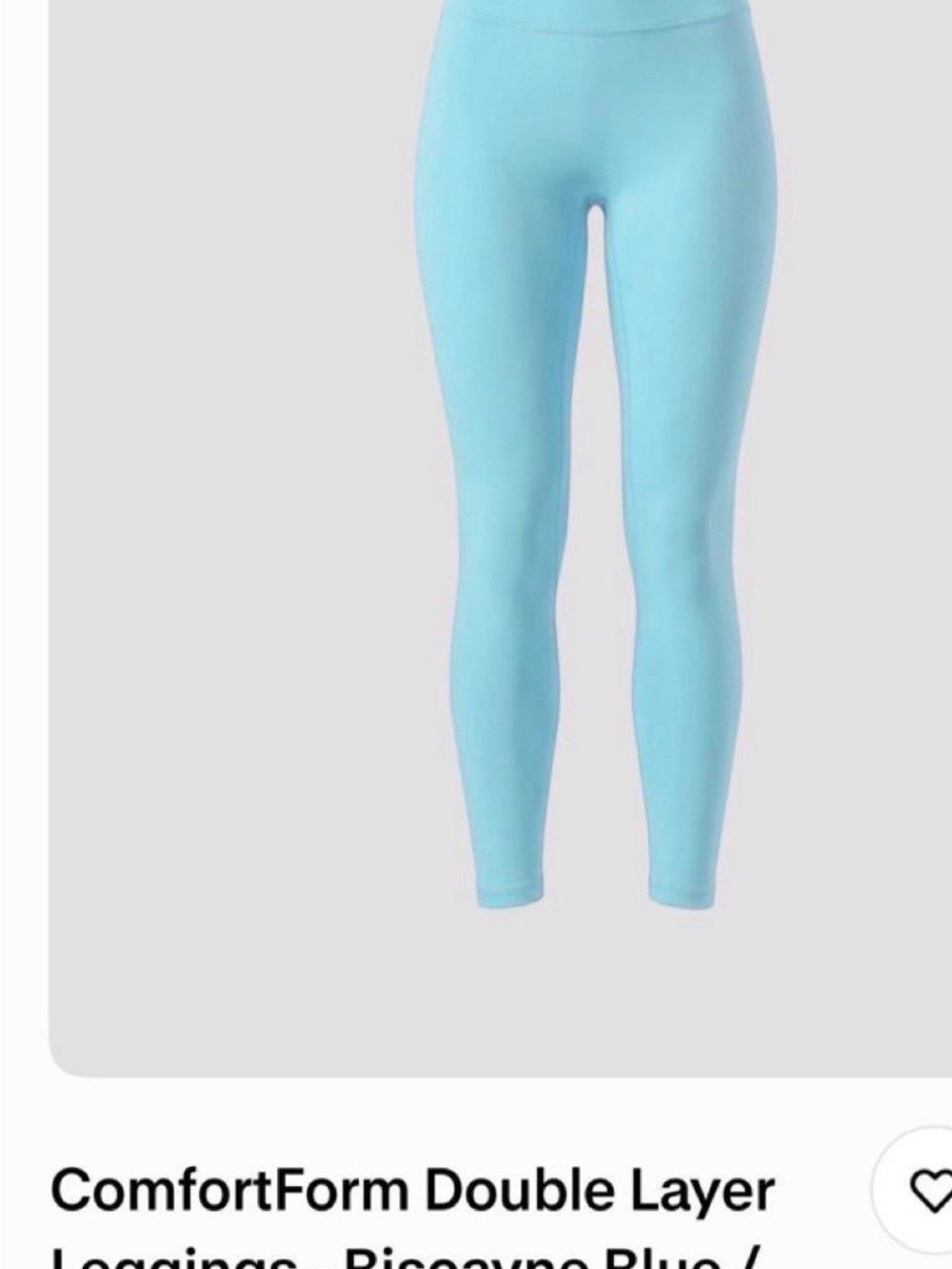 ComfortForm Double Layer Leggings - Biscayne Blue